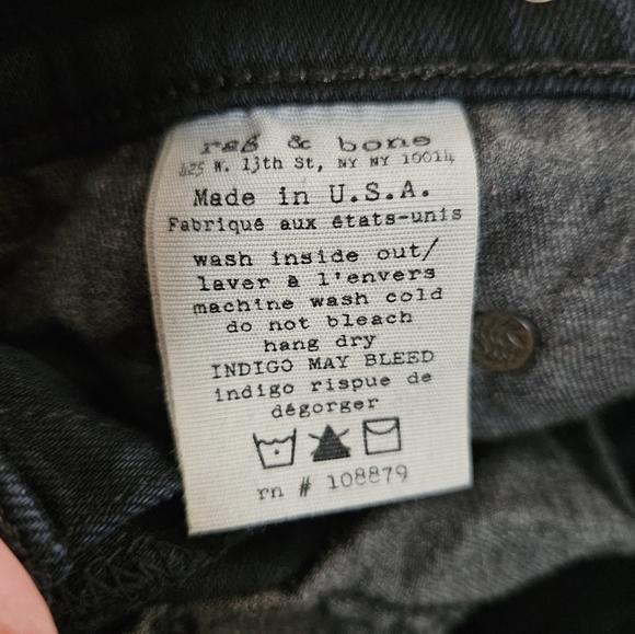 Rag and Bone high rise skinny Justine skinny size 25 - Picture 10 of 11